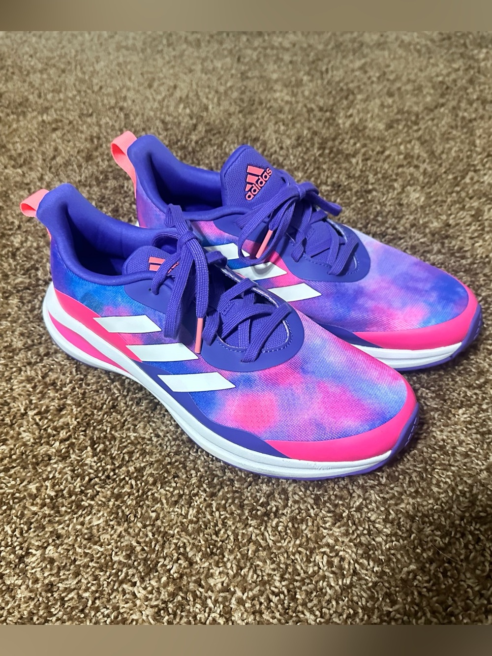 adidas Multicolor Running Shoes – Size 7 women’s, 6 kids